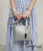 【スタイルコード/STYLE CODE】の【Ungrid/アングリッド】キーリングチャーム付 両アオリポケットハンドバッグ SLV|ID: prp329100004197086 ipo3291000000029558864