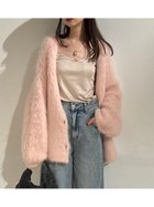 【フレイ アイディー/FRAY I.D】のダブルフェイスシャギーカーディガン 人気、トレンドファッション・服の通販 founy(ファニー) ファッション Fashion レディースファッション WOMEN トップス・カットソー Tops/Tshirt カーディガン Cardigans カーディガン Cardigan 軽量 Lightweight スリーブ Sleeve ダブル Double トレンド Trend フェイス Face ボトム Bottom メタリック Metallic おすすめ Recommend thumbnail PNK[066]|ID: prp329100004197092 ipo3291000000029075004