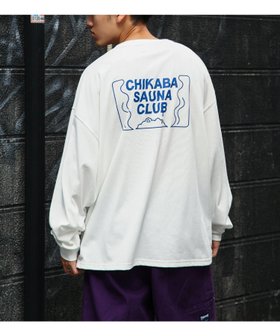 【ジップファイブ/ZIP FIVE】のCHIKABA SAUNA CLUB 長袖Tシャツ 人気、トレンドファッション・服の通販 founy(ファニー) ファッション Fashion レディースファッション WOMEN トップス・カットソー Tops/Tshirt シャツ/ブラウス Shirts/Blouses ロング / Tシャツ T-Shirts おすすめ Recommend シンプル Simple パターン Pattern プリント Print メンズ Mens モチーフ Motif 長袖 Long Sleeve |ID:prp329100004197164