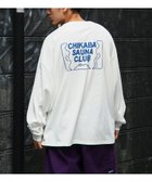 【ジップファイブ/ZIP FIVE】のCHIKABA SAUNA CLUB 長袖Tシャツ 人気、トレンドファッション・服の通販 founy(ファニー) ファッション Fashion レディースファッション WOMEN トップス・カットソー Tops/Tshirt シャツ/ブラウス Shirts/Blouses ロング / Tシャツ T-Shirts おすすめ Recommend シンプル Simple パターン Pattern プリント Print メンズ Mens モチーフ Motif 長袖 Long Sleeve thumbnail 100.WHITE|ID: prp329100004197164 ipo3291000000029075621