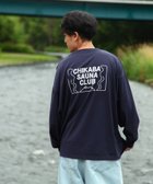 【ジップファイブ/ZIP FIVE】のCHIKABA SAUNA CLUB 長袖Tシャツ 人気、トレンドファッション・服の通販 founy(ファニー) ファッション Fashion レディースファッション WOMEN トップス・カットソー Tops/Tshirt シャツ/ブラウス Shirts/Blouses ロング / Tシャツ T-Shirts おすすめ Recommend シンプル Simple パターン Pattern プリント Print メンズ Mens モチーフ Motif 長袖 Long Sleeve thumbnail 103.NAVY|ID: prp329100004197164 ipo3291000000029075624