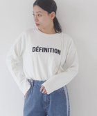 【ラコレ/LAKOLE】のフロッキーロゴスムース長袖T 人気、トレンドファッション・服の通販 founy(ファニー) ファッション Fashion レディースファッション WOMEN トップス・カットソー Tops/Tshirt インナー Inner カットソー Cut And Sew カーディガン Cardigan フロント Front リラックス Relax 長袖 Long Sleeve thumbnail オフホワイト|ID: prp329100004197169 ipo3291000000029075683