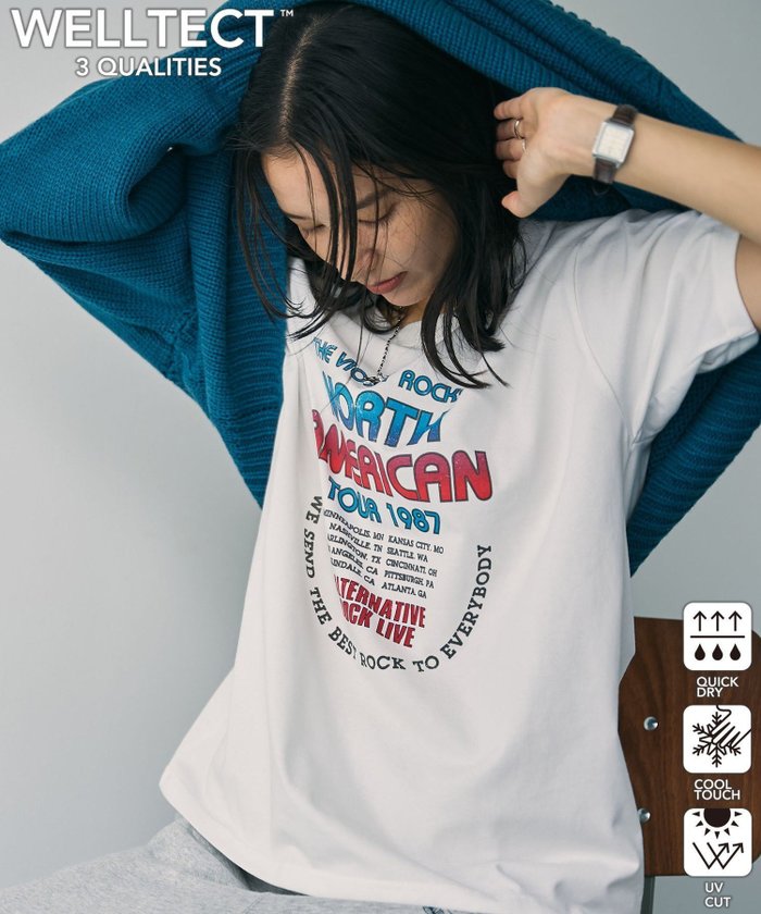 【コーエン/COEN】の【WELLTECT】ロックツアーTシャツ インテリア・キッズ・メンズ・レディースファッション・服の通販 founy(ファニー) https://founy.com/ ファッション Fashion レディースファッション WOMEN トップス・カットソー Tops/Tshirt シャツ/ブラウス Shirts/Blouses ロング / Tシャツ T-Shirts インナー Inner 吸水 Water Absorption デニム Denim トレンド Trend 人気 Popularity フロント Front プリント Print ベスト Vest ボトム Bottom ワンポイント One Point おすすめ Recommend 夏 Summer |ID: prp329100004197179 ipo3291000000029075766