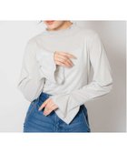 【ノエラ/Noela】のラメタックスリーブカットソー 人気、トレンドファッション・服の通販 founy(ファニー) ファッション Fashion レディースファッション WOMEN トップス・カットソー Tops/Tshirt カットソー Cut and Sewn インナー Inner キャミソール Camisole thumbnail グレー|ID: prp329100004197190 ipo3291000000029075857