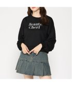 【イング/INGNI】のラメ刺繍裏毛TOPs 人気、トレンドファッション・服の通販 founy(ファニー) ファッション Fashion レディースファッション WOMEN トップス・カットソー Tops/Tshirt ショート Short シルバー Silver シンプル Simple バランス Balance メタリック Metallic thumbnail クロ/シルバー|ID: prp329100004197202 ipo3291000000029075949