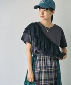 【コーエン/COEN】の【WEB限定】チュールドッキングハーフスリーブTシャツ DK.GRAY|ID: prp329100004197212 ipo3291000000029076089