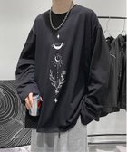 【デバイス/DEVICE】のビッグシルエット タトゥーデザイン プリントTシャツ ロンT 長袖 ストリート 人気、トレンドファッション・服の通販 founy(ファニー) ファッション Fashion レディースファッション WOMEN トップス・カットソー Tops/Tshirt シャツ/ブラウス Shirts/Blouses ロング / Tシャツ T-Shirts おすすめ Recommend シンプル Simple トレンド Trend ビッグ Big プリント Print リラックス Relax ルーズ Loose 今季 This Season 定番 Standard 長袖 Long Sleeve thumbnail ブラック|ID: prp329100004197220 ipo3291000000029076166