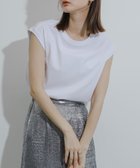 【センスオブプレイス/SENSE OF PLACE by URBAN RESEARCH】のクールタッチフレンチスリーブTシャツ 人気、トレンドファッション・服の通販 founy(ファニー) ファッション Fashion レディースファッション WOMEN トップス・カットソー Tops/Tshirt シャツ/ブラウス Shirts/Blouses ロング / Tシャツ T-Shirts 2024年 2024 2024春夏・S/S Ss,Spring/Summer,2024 S/S・春夏 Ss・Spring/Summer インナー Inner キャミワンピース Cami Dress スリーブ Sleeve ベーシック Basic 夏 Summer thumbnail OFF WHITE|ID: prp329100004197221 ipo3291000000029076171