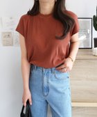 【その他のブランド/Other】のテレコリブ 半袖 フレンチスリーブ Tシャツ 人気、トレンドファッション・服の通販 founy(ファニー) ファッション Fashion レディースファッション WOMEN トップス・カットソー Tops/Tshirt シャツ/ブラウス Shirts/Blouses ロング / Tシャツ T-Shirts カットソー Cut And Sew サロペ Salope スリーブ Sleeve フレンチ French 人気 Popularity 半袖 Short Sleeve thumbnail ピンクブラウン|ID: prp329100004197223 ipo3291000000029076183