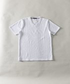 【ナイラス/Nylaus】のT/C ランダムテレコ Vネック 半袖Tシャツ 人気、トレンドファッション・服の通販 founy(ファニー) ファッション Fashion レディースファッション WOMEN トップス・カットソー Tops/Tshirt シャツ/ブラウス Shirts/Blouses ロング / Tシャツ T-Shirts Vネック V-Neck インナー Inner スリム Slim テレコ Tereko ベーシック Basic ランダム Random ロング Long 半袖 Short Sleeve 夏 Summer 春 Spring thumbnail ホワイト|ID: prp329100004197226 ipo3291000000029076210