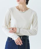 【その他のブランド/Other】のmitis/針抜きランダムリブ クルーネックロンT 人気、トレンドファッション・服の通販 founy(ファニー) ファッション Fashion レディースファッション WOMEN トップス・カットソー Tops/Tshirt ロング / Tシャツ T-Shirts シンプル Simple スリーブ Sleeve フリル Frills ベーシック Basic ミックス Mix ロング Long 定番 Standard thumbnail アイボリー|ID: prp329100004197227 ipo3291000000029076214