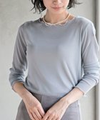 【アールピーエス/rps】のラメシアークルーネックカットソー 人気、トレンドファッション・服の通販 founy(ファニー) ファッション Fashion レディースファッション WOMEN トップス・カットソー Tops/Tshirt カットソー Cut and Sewn トレンド Trend フェミニン Feminine フリル Frills thumbnail ライトグレー|ID: prp329100004197228 ipo3291000000029076226