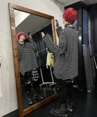 【その他のブランド/Other】の【XU】stripe damage long sleeve tee 人気、トレンドファッション・服の通販 founy(ファニー) ファッション Fashion レディースファッション WOMEN トップス・カットソー Tops/Tshirt シンプル Simple ダメージ Damage リラックス Relax 犬 Dog thumbnail ホワイトブラック|ID: prp329100004197232 ipo3291000000029076247