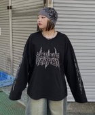 【その他のブランド/Other】の【Chikashitsu +】oversized print long sleeve 人気、トレンドファッション・服の通販 founy(ファニー) ファッション Fashion レディースファッション WOMEN トップス・カットソー Tops/Tshirt シンプル Simple リラックス Relax thumbnail ブラック|ID: prp329100004197235 ipo3291000000029076256