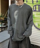 【その他のブランド/Other】の【Chikashitsu +】oversized shadow print damage long sleeve 人気、トレンドファッション・服の通販 founy(ファニー) ファッション Fashion レディースファッション WOMEN トップス・カットソー Tops/Tshirt シンプル Simple リラックス Relax thumbnail カーキ|ID: prp329100004197236 ipo3291000000029076260