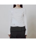 【その他のブランド/Other】の【FLAREUP】Drape Layered Long Sleeve 人気、トレンドファッション・服の通販 founy(ファニー) ファッション Fashion レディースファッション WOMEN トップス・カットソー Tops/Tshirt シンプル Simple パターン Pattern フレア Flare リラックス Relax A/W・秋冬 Aw・Autumn/Winter・Fw・Fall-Winter thumbnail ホワイト|ID: prp329100004197240 ipo3291000000029076273