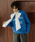 【メイソングレイ/MAYSON GREY】のカレッジロゴスウェットプルオーバー≪手洗い可能≫ 人気、トレンドファッション・服の通販 founy(ファニー) ファッション Fashion レディースファッション WOMEN トップス・カットソー Tops/Tshirt パーカ Sweats プルオーバー Pullover スウェット Sweat おすすめ Recommend キュロット Culottes ストレッチ Stretch プリント Print thumbnail ブルー|ID: prp329100004197251 ipo3291000000029076311