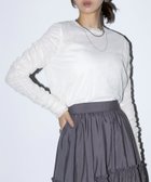 【その他のブランド/Other】のMAISON BREEZE reveur/チュール*シアーリブシャーリング セットTシャツ XNN 人気、トレンドファッション・服の通販 founy(ファニー) ファッション Fashion レディースファッション WOMEN トップス・カットソー Tops/Tshirt シャツ/ブラウス Shirts/Blouses ロング / Tシャツ T-Shirts 厚底 Platforms カーゴパンツ Cargo Pants キャップ Cap クール Cool シアー Sheer シャーリング Shirring スニーカー Sneakers スラックス Slacks タイトスカート Tight Skirt チュール Tulle デニム Denim トレンド Trend 定番 Standard フェミニン Feminine ベーシック Basic マーメイド Mermaid 再入荷 Restock/Back In Stock/Re Arrival おすすめ Recommend エレガント 上品 Elegant スマホショルダーバッグ Smartphone Shoulder Bag thumbnail IVR|ID: prp329100004197259 ipo3291000000029076343