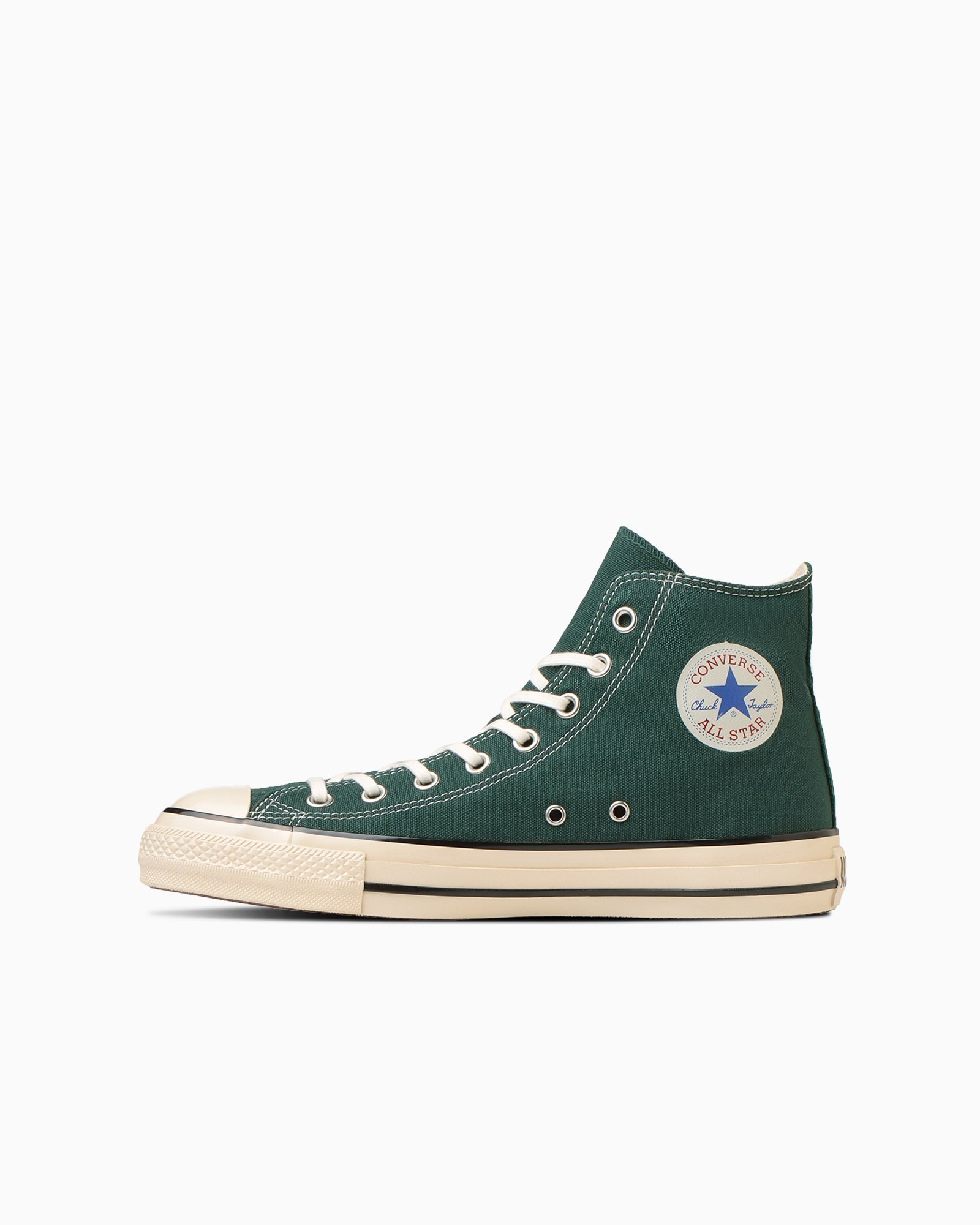 【コンバース/CONVERSE】の【CONVERSE 公式】ALL STAR US HI/【コンバース 公式】オールスター US HI ハイカット インテリア・キッズ・メンズ・レディースファッション・服の通販 founy(ファニー) 　ファッション　Fashion　レディースファッション　WOMEN　アンクル　Uncle　インソール　Insole　ウォーム　Worm　キャンバス　Canvas　クッション　Cushion　クラシック　Classic　ストーン　Stone　スプリング　Spring　パッチ　Patch　フォーム　Form　ラバー　Rubber　ヴィンテージ　Vintage　フォレストグリーン|ID: prp329100004197861 ipo3291000000029520275