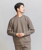 【ビューティ&ユース ユナイテッドアローズ/BEAUTY&YOUTH / UNITED ARROWS / MEN】の【WEB限定 WARDROBE SMART】ダブルニット クルーネック スウェット/セットアップ対応 OLIVE|ID: prp329100004197956 ipo3291000000029480699