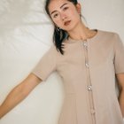 【ローズティアラ/Rose Tiara】の隠れビジューワンピース 人気、トレンドファッション・服の通販 founy(ファニー) ファッション Fashion レディースファッション WOMEN ワンピース Dress コンパクト Compact シンプル Simple ジャージー Jersey スタンダード Standard ストレッチ Stretch スマート Smart ビジュー Bijou フロント Front プリント Print ポケット Pocket エレガント 上品 Elegant thumbnail ベージュ|ID: prp329100004198234 ipo3291000000029083548