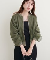 【ナチュラルクチュール/natural couture】のサカリバ×チュールレイヤードブルゾン 人気、トレンドファッション・服の通販 founy(ファニー) ファッション Fashion レディースファッション WOMEN アウター Coat Outerwear ブルゾン Blouson/Jackets 2024年 2024 2024-2025秋冬・A/W Aw/Autumn/Winter/Fw/Fall/2024-2025 チュール Tulle デニム Denim ブルゾン Blouson ポケット Pocket エレガント 上品 Elegant |ID:prp329100004198276