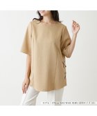 【レリアンプラスハウス/Leilian PLUS HOUSE】のクルーネックブラウス 人気、トレンドファッション・服の通販 founy(ファニー) ファッション Fashion レディースファッション WOMEN トップス・カットソー Tops/Tshirt シャツ/ブラウス Shirts/Blouses パターン Pattern ファブリック Fabric リボン Ribbon 冬 Winter thumbnail ゴールド|ID: prp329100004198278 ipo3291000000029083940