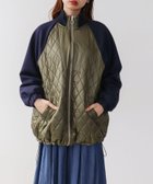 【その他のブランド/Other】のCEPICA/キルト×ダンボールニットブルゾン 人気、トレンドファッション・服の通販 founy(ファニー) ファッション Fashion レディースファッション WOMEN アウター Coat Outerwear ブルゾン Blouson/Jackets トップス・カットソー Tops/Tshirt ニット Knit Tops キルティング Quilting キルト Quilt ジャケット Jacket ブルゾン Blouson 切替 Switching 楽ちん Easy thumbnail カーキ|ID: prp329100004198334 ipo3291000000029182195