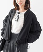 【アールピーエス/rps】の袖シャーリングMA-1 人気、トレンドファッション・服の通販 founy(ファニー) ファッション Fashion レディースファッション WOMEN アウター Coat Outerwear MA-1 MA-1 シャーリング Shirring ショート Short スリーブ Sleeve バランス Balance フェミニン Feminine ブルゾン Blouson ポケット Pocket thumbnail ブラック|ID: prp329100004198339 ipo3291000000029084463