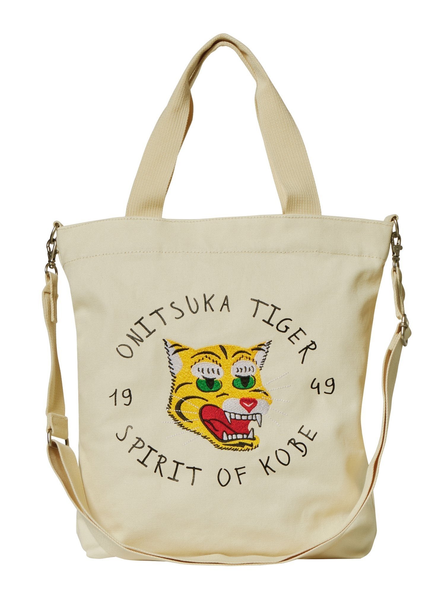 【オニツカ タイガー/Onitsuka Tiger】の【公式ショップ】MEDIUM CANVAS BAG インテリア・キッズ・メンズ・レディースファッション・服の通販 founy(ファニー) 　ファッション　Fashion　レディースファッション　WOMEN　バッグ　Bag　キャンバス　Canvas　モチーフ　Motif　OFF WHITE|ID: prp329100004198421 ipo3291000000029511650