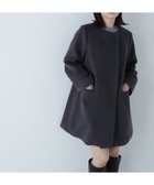 【ナチュラル ビューティー ベーシック/NATURAL BEAUTY BASIC】のノーカラーミドルコート 24AW チャコール1|ID: prp329100004198605 ipo3291000000029505441