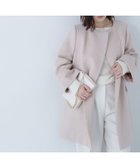 【ナチュラル ビューティー ベーシック/NATURAL BEAUTY BASIC】のノーカラーミドルコート 24AW ピンクベージュ4|ID: prp329100004198605 ipo3291000000029505443