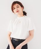 【アンタイトル/UNTITLED】の【ストレッチ/華やかデザイン】フリルスタンドネックブラウス 人気、トレンドファッション・服の通販 founy(ファニー) ファッション Fashion レディースファッション WOMEN トップス・カットソー Tops/Tshirt シャツ/ブラウス Shirts/Blouses おすすめ Recommend インナー Inner サテン Satin スタンド Stand ストレッチ Stretch スーツ Suit ドレープ Drape フリル Frills エレガント 上品 Elegant thumbnail オフホワイト|ID: prp329100004198632 ipo3291000000029087483