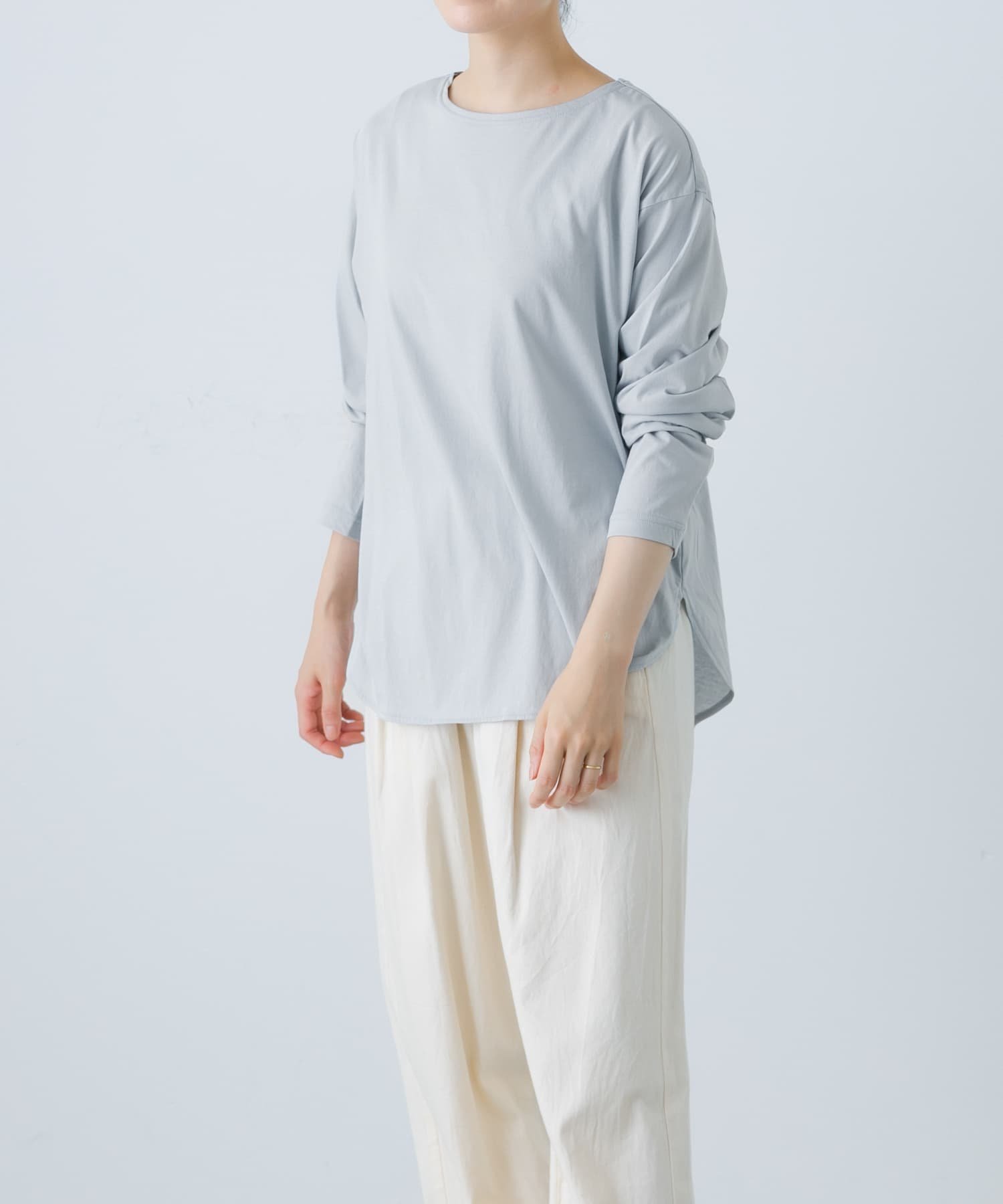 【かぐれ/kagure / URBAN RESEARCH】のシフォン天竺カットソー インテリア・キッズ・メンズ・レディースファッション・服の通販 founy(ファニー) 　ファッション　Fashion　レディースファッション　WOMEN　トップス・カットソー　Tops/Tshirt　カットソー　Cut and Sewn　2024年　2024　2024-2025秋冬・A/W　Aw/Autumn/Winter/Fw/Fall/2024-2025　A/W・秋冬　Aw・Autumn/Winter・Fw・Fall-Winter　冬　Winter　エアリー　Airy　カッティング　Cutting　カットソー　Cut And Sew　シアー　Sheer　シフォン　Chiffon　ベスト　Vest　ラウンド　Round　エレガント 上品　Elegant　夏　Summer　L.BLUE|ID: prp329100004198677 ipo3291000000029088172