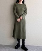 【ローリーズファーム/LOWRYS FARM】のハイショクフレアニットOP 人気、トレンドファッション・服の通販 founy(ファニー) ファッション Fashion レディースファッション WOMEN トップス・カットソー Tops/Tshirt ニット Knit Tops おすすめ Recommend ショート Short ストレッチ Stretch フレア Flare thumbnail グリーン78|ID: prp329100004198710 ipo3291000000029088582