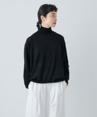 【かぐれ/kagure / URBAN RESEARCH】のウールハイゲージタートルニット 人気、トレンドファッション・服の通販 founy(ファニー) ファッション Fashion レディースファッション WOMEN トップス・カットソー Tops/Tshirt ニット Knit Tops 2024年 2024 2024-2025秋冬・A/W Aw/Autumn/Winter/Fw/Fall/2024-2025 A/W・秋冬 Aw・Autumn/Winter・Fw・Fall-Winter 冬 Winter インナー Inner エアリー Airy サロペット Overalls シアー Sheer ジャケット Jacket タートル Turtle エレガント 上品 Elegant thumbnail BLACK|ID: prp329100004198722 ipo3291000000029088662