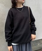 【チャオパニックティピー/CIAOPANIC TYPY】の【UNISEX】スウェットライクニット ブラック|ID: prp329100004198766 ipo3291000000029453959