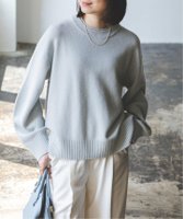 【ノーブル / スピック&スパン/NOBLE / Spick & Span】のSuper160sダブルリブクルーニット 人気、トレンドファッション・服の通販 founy(ファニー) ファッション Fashion レディースファッション WOMEN トップス・カットソー Tops/Tshirt ニット Knit Tops A/W・秋冬 Aw・Autumn/Winter・Fw・Fall-Winter リラックス Relax ワンポイント One Point |ID:prp329100004198792