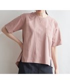 【イッカ/ikka】のコットンUSA半袖Tシャツ 人気、トレンドファッション・服の通販 founy(ファニー) ファッション Fashion レディースファッション WOMEN トップス・カットソー Tops/Tshirt シャツ/ブラウス Shirts/Blouses ロング / Tシャツ T-Shirts おすすめ Recommend カットソー Cut And Sew シンプル Simple スリット Slit ポケット Pocket 半袖 Short Sleeve 夏 Summer 定番 Standard 無地 Plain Color thumbnail ピンク|ID: prp329100004198947 ipo3291000000029091212