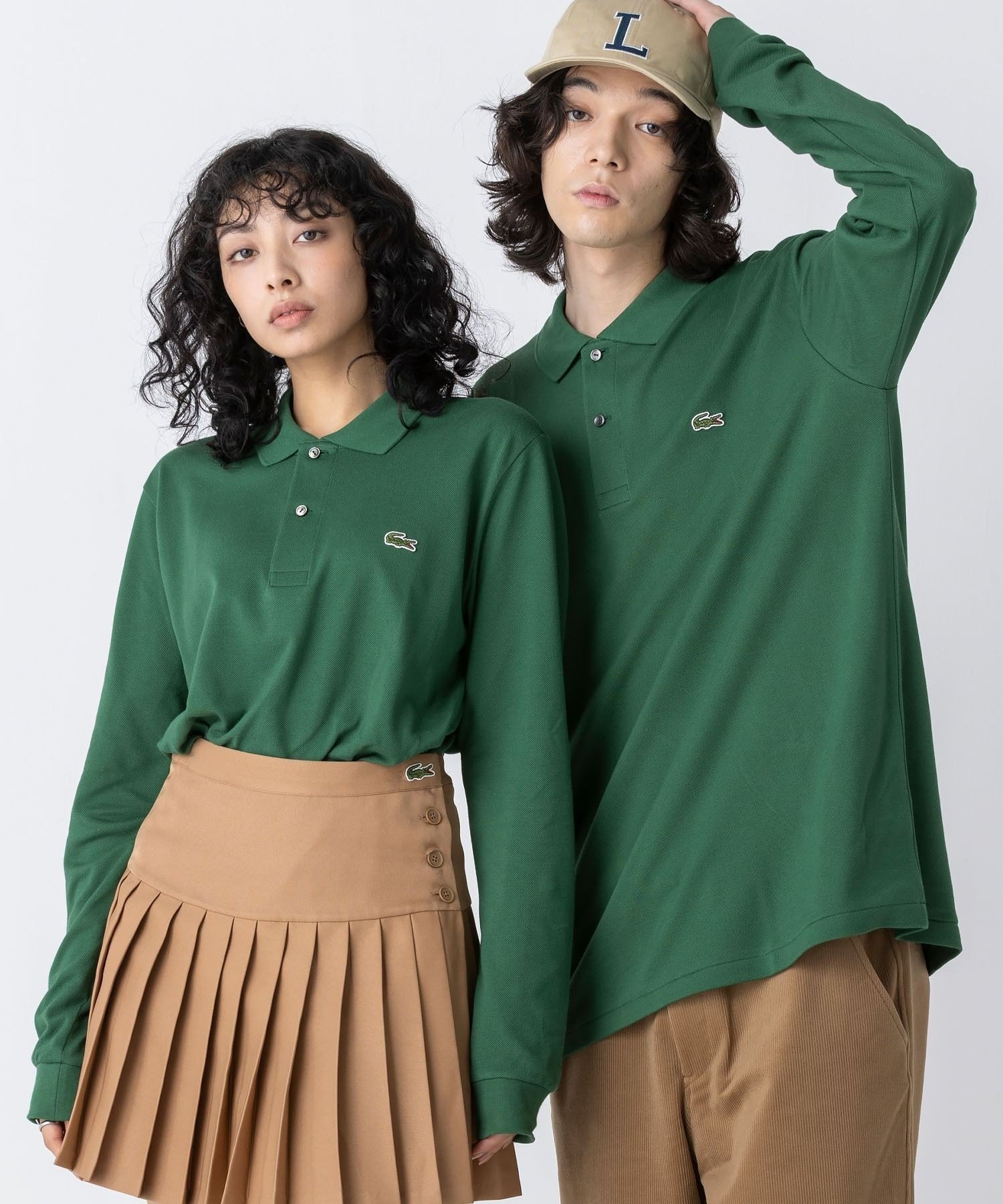 【ラコステ/LACOSTE / MEN】のオリジナルフィット 長袖 ポロシャツ インテリア・キッズ・メンズ・レディースファッション・服の通販 founy(ファニー) 　ファッション　Fashion　メンズファッション　MEN　鹿の子　Pique　シンプル　Simple　定番　Standard　長袖　Long Sleeve　バランス　Balance　フィット　Fit　ポロシャツ　Polo Shirt　ルーズ　Loose　おすすめ　Recommend　日本製　Made In Japan　エレガント 上品　Elegant　ギフト プレゼント　Gift Present　グリーン|ID: prp329100004198961 ipo3291000000029386246