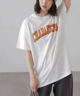 【フリーズマート/FREE'S MART】 カレッジロゴビッグTシャツ人気、トレンドファッション・服の通販 founy(ファニー) ファッション Fashion レディースファッション WOMEN トップス・カットソー Tops/Tshirt シャツ/ブラウス Shirts/Blouses ロング / Tシャツ T-Shirts おすすめ Recommend カラフル Colorful カーゴパンツ Cargo Pants デニム Denim ビッグ Big フロント Front プリント Print ボトム Bottom ワイド Wide |ID:prp329100004198972