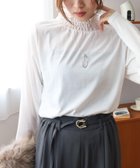 【ルクールブラン/le.coeur blanc】のレーヨンシャーリングネックプルオーバー 人気、トレンドファッション・服の通販 founy(ファニー) ファッション Fashion レディースファッション WOMEN トップス・カットソー Tops/Tshirt プルオーバー Pullover とろみ Thickness シャーリング Shirring ストレッチ Stretch thumbnail オフ|ID: prp329100004198996 ipo3291000000029091577