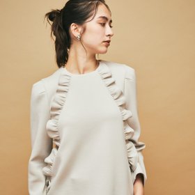 【ローズティアラ/Rose Tiara】のバイアスフリルカットソー 人気、トレンドファッション・服の通販 founy(ファニー) ファッション Fashion レディースファッション WOMEN トップス・カットソー Tops/Tshirt カットソー Cut and Sewn ジャージー Jersey スタンダード Standard スマート Smart フリル Frills プリント Print ポケット Pocket |ID:prp329100004199021