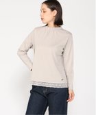 【クロコダイル/CROCODILE】のCROCODILE LADIES/裾レース ハイネック カットソー 人気、トレンドファッション・服の通販 founy(ファニー) ファッション Fashion レディースファッション WOMEN トップス・カットソー Tops/Tshirt カットソー Cut and Sewn インナー Inner カットソー Cut And Sew ハイネック High Neck レース Race thumbnail グレー|ID: prp329100004199029 ipo3291000000029091700