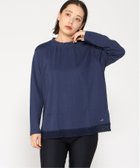 【クロコダイル/CROCODILE】のCROCODILE LADIES/裾レース ハイネック カットソー 人気、トレンドファッション・服の通販 founy(ファニー) ファッション Fashion レディースファッション WOMEN トップス・カットソー Tops/Tshirt カットソー Cut and Sewn インナー Inner カットソー Cut And Sew ハイネック High Neck レース Race thumbnail ネイビー|ID: prp329100004199029 ipo3291000000029091701