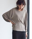 【その他のブランド/Other】のOMNES/TRPU 袖ボリューム7分袖トップス Tシャツ 人気、トレンドファッション・服の通販 founy(ファニー) ファッション Fashion レディースファッション WOMEN トップス・カットソー Tops/Tshirt シャツ/ブラウス Shirts/Blouses ロング / Tシャツ T-Shirts 定番 Standard thumbnail 031-グレージュ|ID: prp329100004199033 ipo3291000000029091722