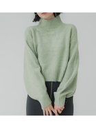 【コカ/COCA】の袖バルーンボトルネックニット 人気、トレンドファッション・服の通販 founy(ファニー) ファッション Fashion レディースファッション WOMEN トップス・カットソー Tops/Tshirt ニット Knit Tops ポケット Pocket thumbnail Lt.green|ID: prp329100004199058 ipo3291000000029091939