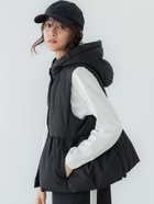 【コカ/COCA】のフード付きペプラム中綿ベスト 人気、トレンドファッション・服の通販 founy(ファニー) ファッション Fashion レディースファッション WOMEN アウター Coat Outerwear トップス・カットソー Tops/Tshirt ベスト/ジレ Gilets/Vests エアリー Airy スポーティ Sporty フェミニン Feminine ベスト Vest ペプラム Peplum ポケット Pocket thumbnail Black|ID: prp329100004199070 ipo3291000000029092114