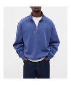 【ギャップ/GAP】のGAP アーチロゴ ハーフジップスウェット・トレーナー(ユニセックス) BLUE_TRACK|ID: prp329100004199078 ipo3291000000029092153