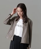 【ナノ ユニバース/nano universe】のフェイクレザージャケット 人気、トレンドファッション・服の通販 founy(ファニー) ファッション Fashion レディースファッション WOMEN アウター Coat Outerwear ジャケット Jackets コンパクト Compact コーティング Coating ジャケット Jacket ストレッチ Stretch タンブラー Tumbler フェイクレザー Faux Leather フロント Front ポケット Pocket 2024年 2024 エレガント 上品 Elegant 2024-2025秋冬・A/W Aw/Autumn/Winter/Fw/Fall/2024-2025 thumbnail モカ3|ID: prp329100004199789 ipo3291000000029429965